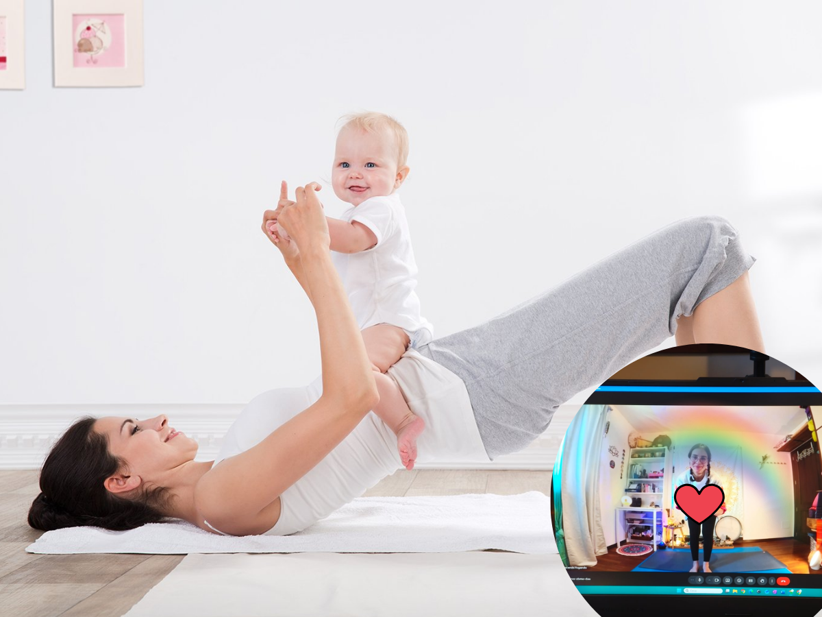 Lezioni private online di yoga in gravidanza e post parto