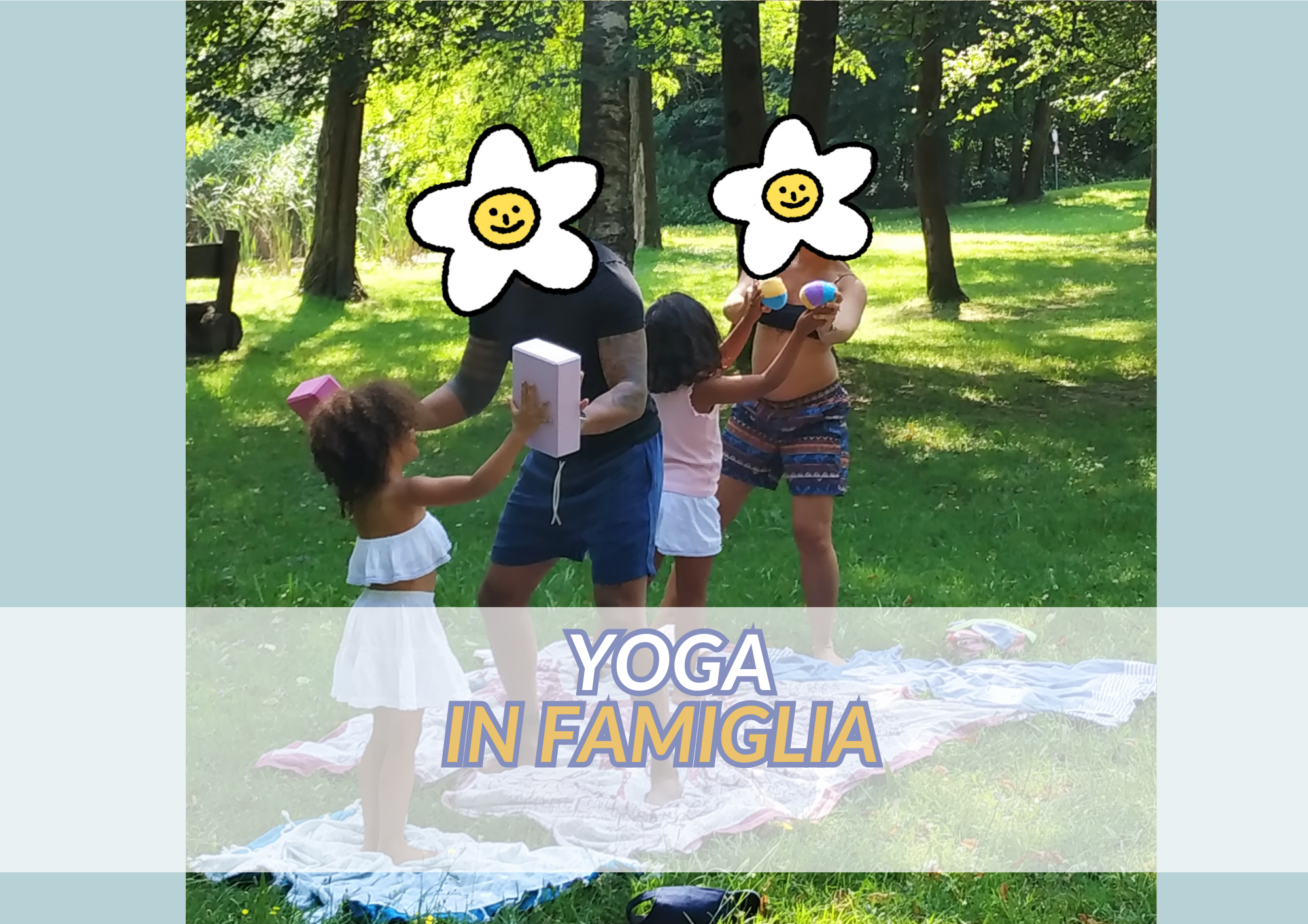 Yoga e giracolore in famiglia (4-9 anni) all'aperto