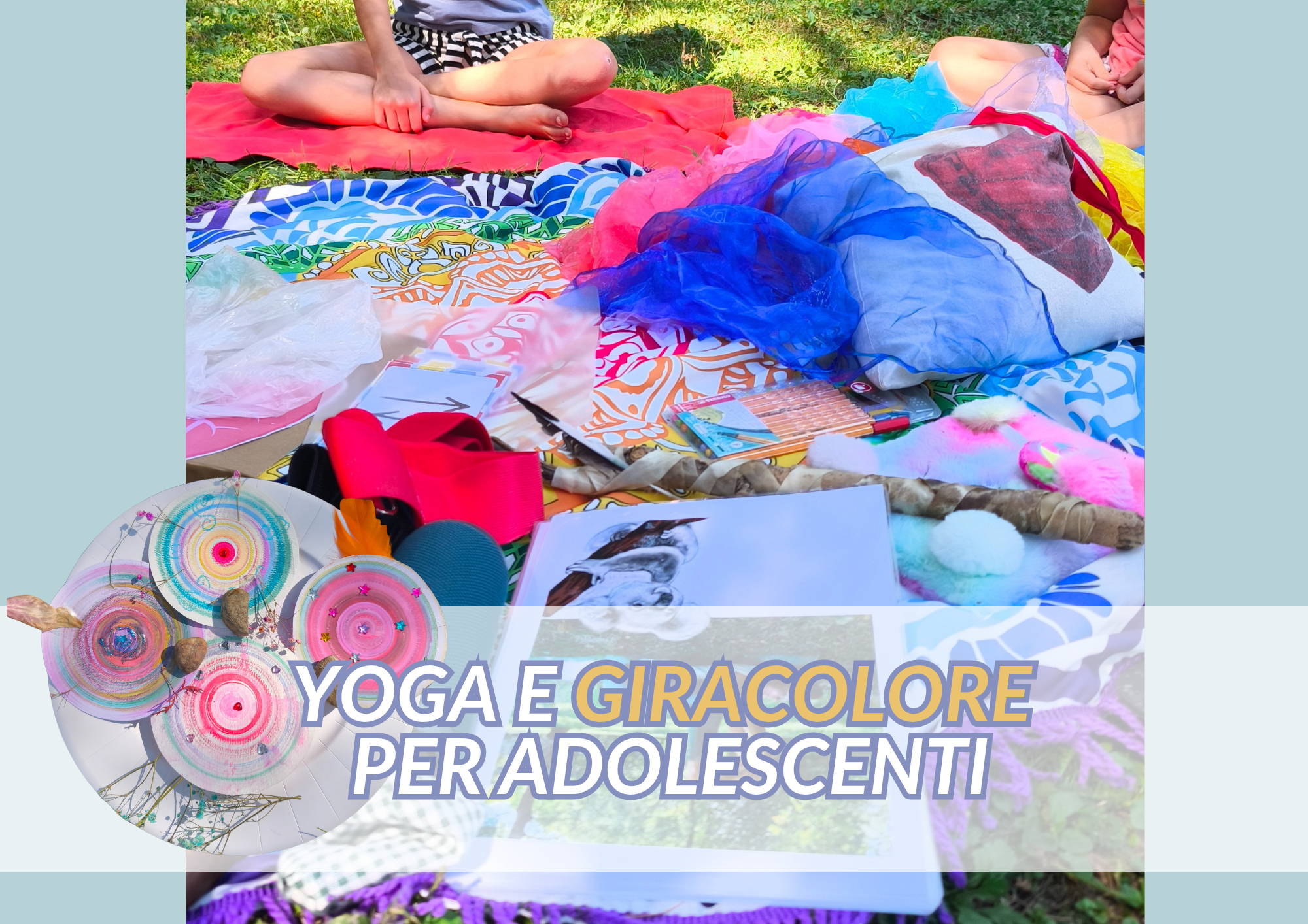Yoga e giracolore per adolescenti